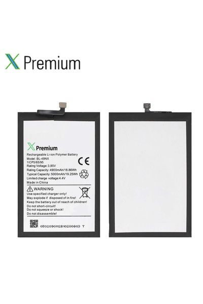 X PREMİUM İnfinix Hot 40I Uyumlu Batarya Pil Süper Yüksek Kalite 5000 Mah Bl-...