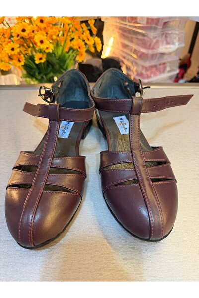 bitangosu Bordo, Strapora, Swing, Lindy Hop, Dance and Sports Shoes, Closed T...