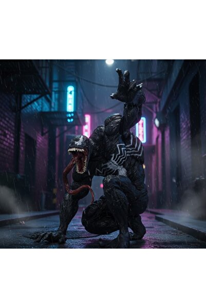 Kuzey Tacı Venom Figürü Marvel Venom Aksiyon Figürü, Detaylı Kas Yapısı ve Ge...