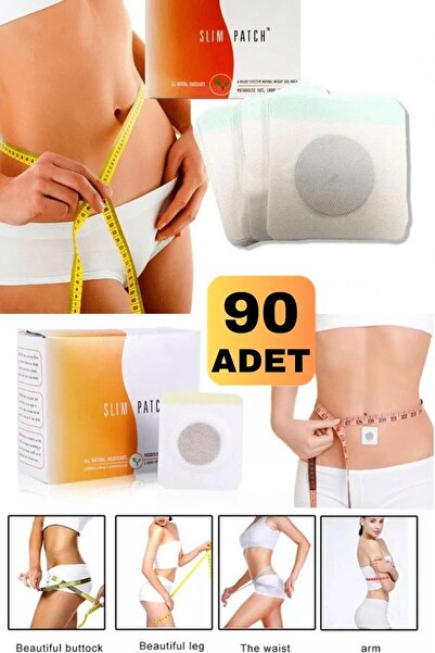 Munico 90 Adet Detoks Bandı Pedi Vücut Kilo Azaltıcı Göbek Bacak Kalça Manyet...