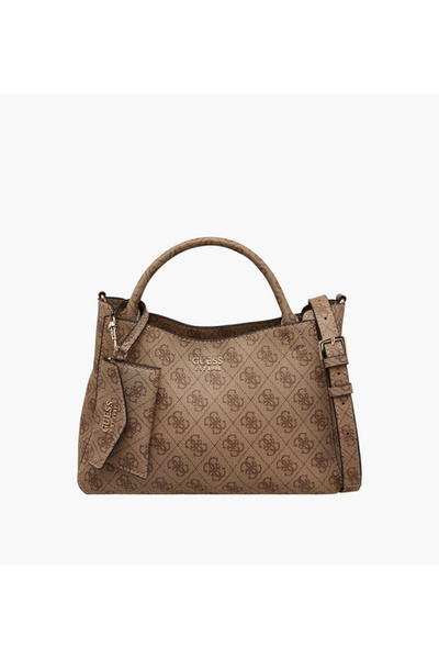Guess Brenton Monogram Print Tote Bag with Coin Purse