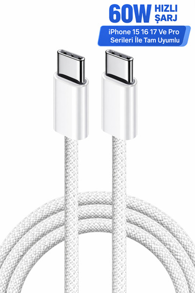 Tech&bello accessories İphone Redmi Samsung Huawei Uyumlu Type-c Type-c 60W 1...