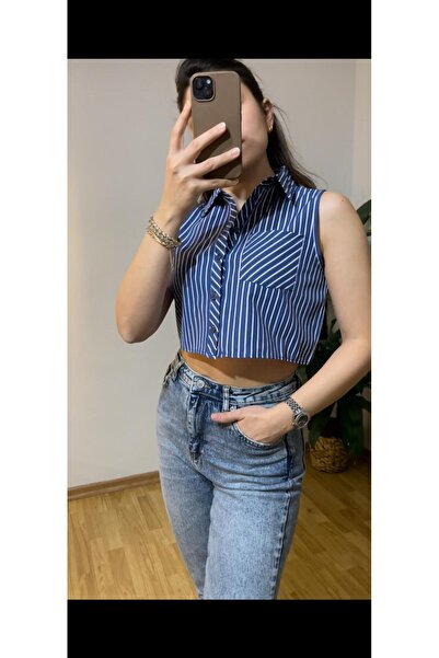 DUUE FASHİON Kadın Kolsuz Gömlek