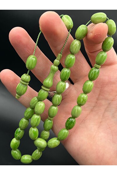 Cemhan Göksal Squeeze Amber Prayer Beads 8X12 mm Handcrafted Collection That ...