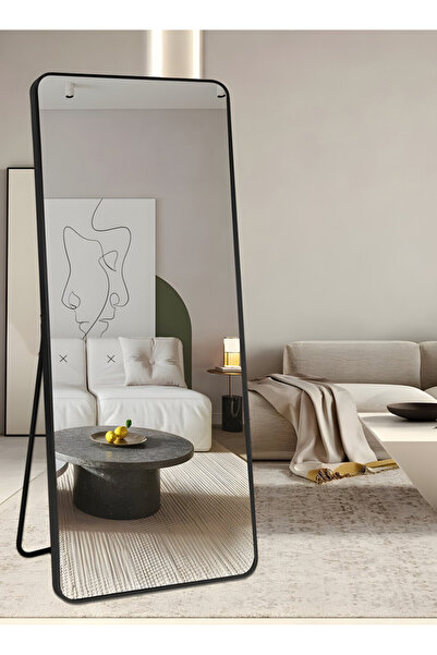 Taimi Large Mirror With Elegant Design 160x50 Cm-full Length Mirror With Blac...