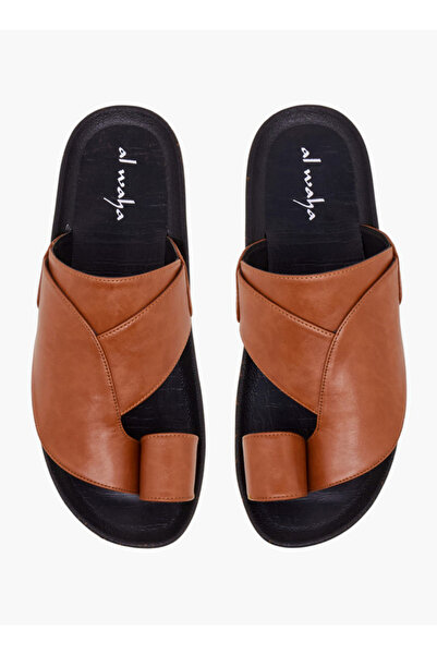 Al Waha Men Toe Loop Detail Arabic Sandals
