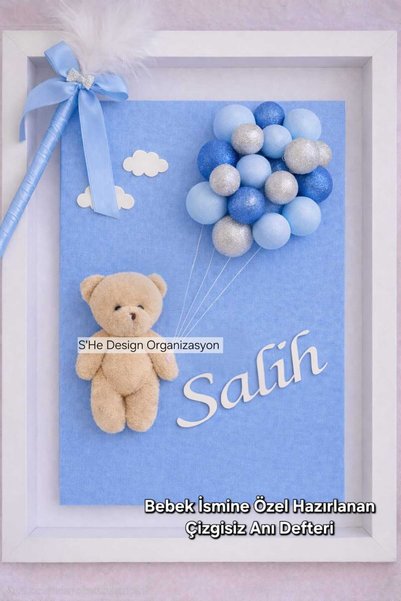 s'he design organizasyon Memory Book Specially Prepared for Baby Boy's Name