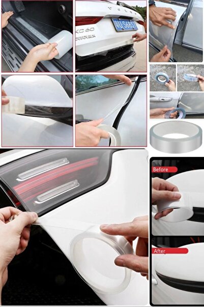 Munico Şeffaf Bandı Tampon Otomatik Eşik Koruyucu Bant Dayanıklı Karşı Şerit ...