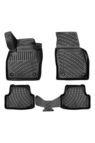 Umbrella Set Covorase Auto Cauciuc Pentru Vw T-Cross 2019-