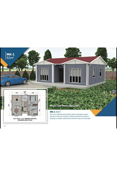 Tauros Atölye Tauros 52 mt2 modül ev