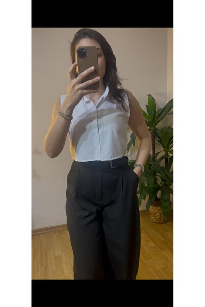 DUUE FASHİON Kadın Kolsuz Gömlek