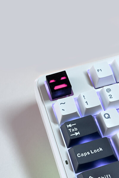 buffed Minecraft Ender Mekanik Klavye Tuşu Artisan Keycaps Gamer Aksesuar