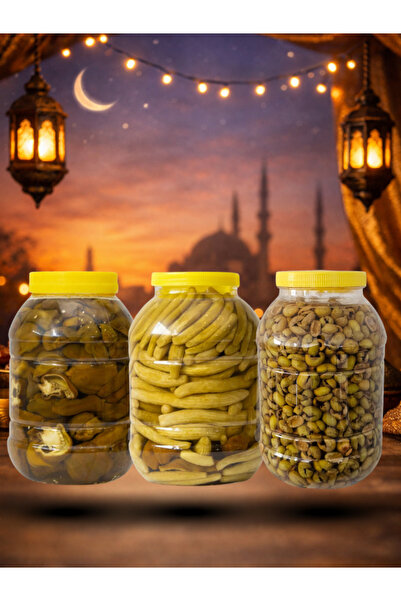 Baharat Şefi 3'lü Ramazan Paketi Karışık, Biber ve Kırılmış Yeşil Zeytin 5KG