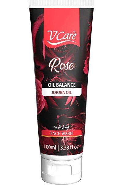 vcare غسول الوجه من في كير - تركيبة مرطبة ومهدئة | مستخلص الورد والجوجوبا 100 مل