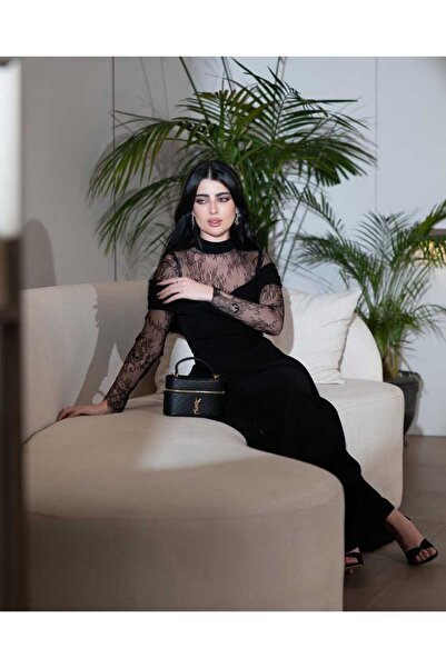 H8S elegant black evening dress