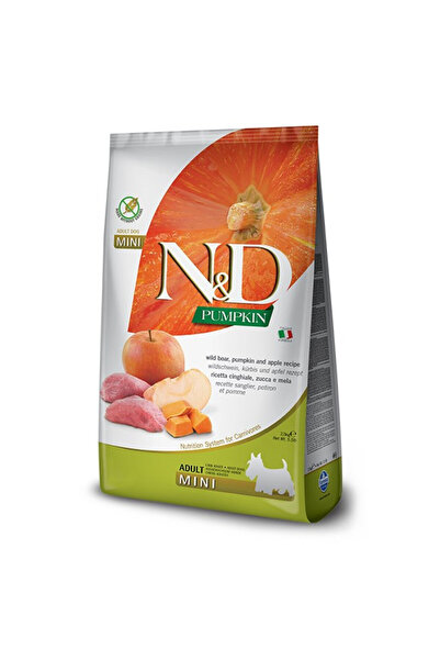 Other FARMINA N&D GF PUMPKIN BOAR&APPLE ADULT MINI dry dog food 2.5kg