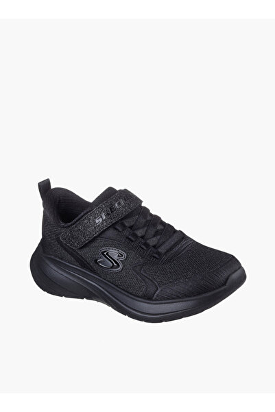 SKECHERS Girls WAVE 92 Hook & Loop Sneakers