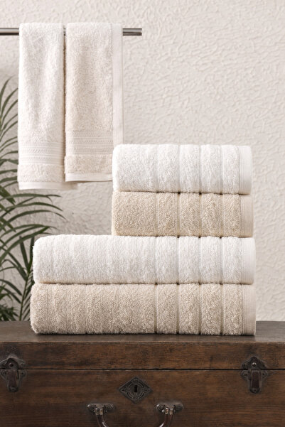 Asilex Home Collection ASILEX HOME Set prosoape de baie 4 piese – 100% bumbac...