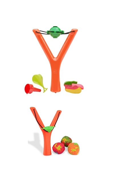 Premium Classic Y Shape Toy Slingshot Set with Interchangeable Attachments