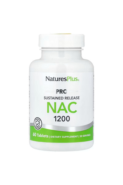 NaturesPlus Pro NA.C 1200 Sustained Release, 60 Tablets (600 mg Per tablet)