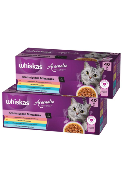 Other WHISKAS wet cat food Aromatic sachets mix of flavors 80x85g