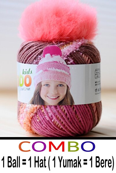 Diva İplik Combo 05 - (Outlet) - Export Surplus Pom-Pom Gift Beanie Cap (1 Ba...