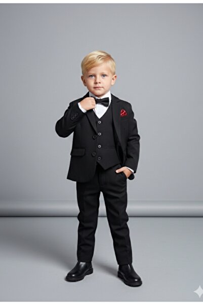 Terry Boy's Grooming Suit Tuxedo Suit Set