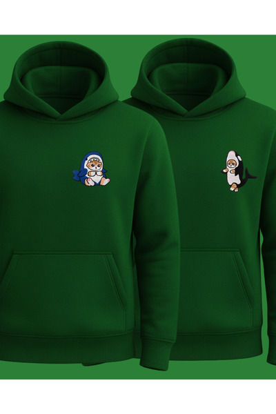 Ebiidesign Cats Printed Valentine's Day Sweatshirts