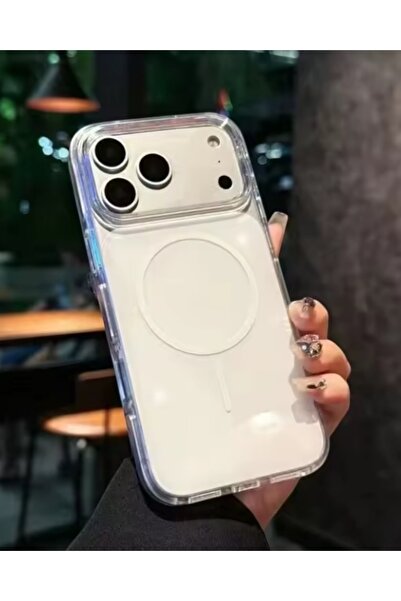 KILIF HOUSE حافظة متوافقة مع آيفون 14 ذات ظهر لامع وملون وتدعم تقنية Magsafe