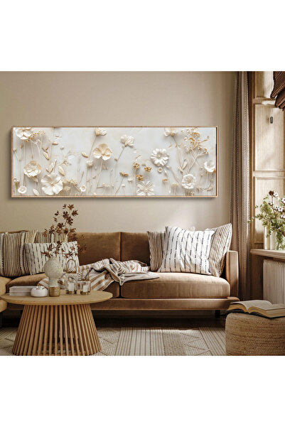 woodhomeworks Tek Parça Gerçek Ahşap Yatay Panorama Çerçeveli Tablo moda tasarım