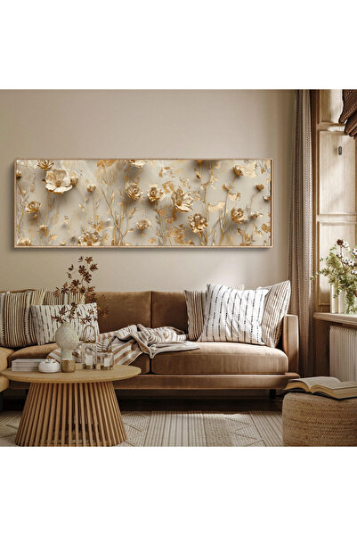 woodhomeworks Tek Parça Gerçek Ahşap Yatay Panorama Çerçeveli Tablo moda tasarım