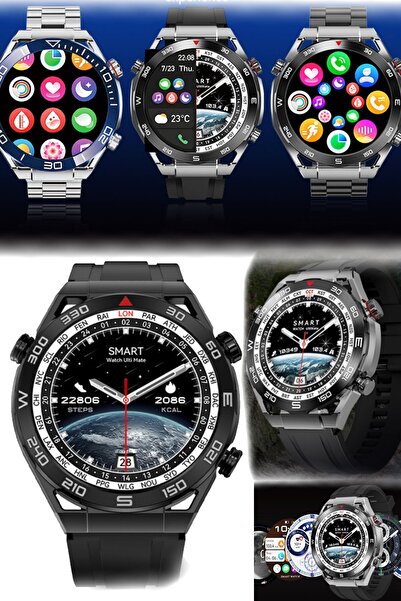 Munico Bluetooth Çağrı Smartwatch Saatler için Ultimate Smart Watch Erkek Saa...