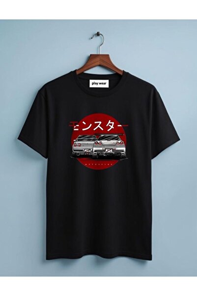 playwear PLAY WEAR Unisex Μπλουζάκι με στάμπα Nissan Gtr Car Enthusiasts Design