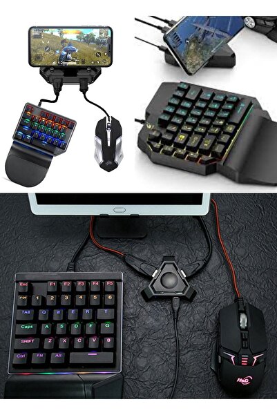 Munico Iou Uyumlu Fps Pubg Oyun Klavye Seti Pro Fps Oyunları Için Dönüştürücü...