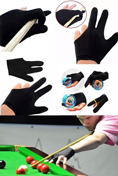 Munico Profesyonel 1 Adet Üç Bant & Snooker & Amerikan Bilardo Eldiveni Rahat...