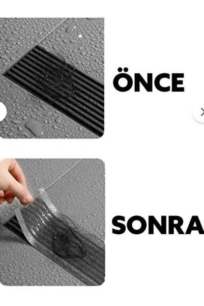 çt çeçem ticaret 4 Metre 10 Cm Çok Amaçlı Süzgeç Bant Gider Süzgeci ve Sinekl...
