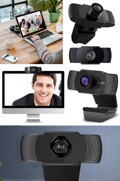 Munico Mikrofon Konferans Video Netbook Kamera Hd 1080p Masaüstü Webcam Bilgi...