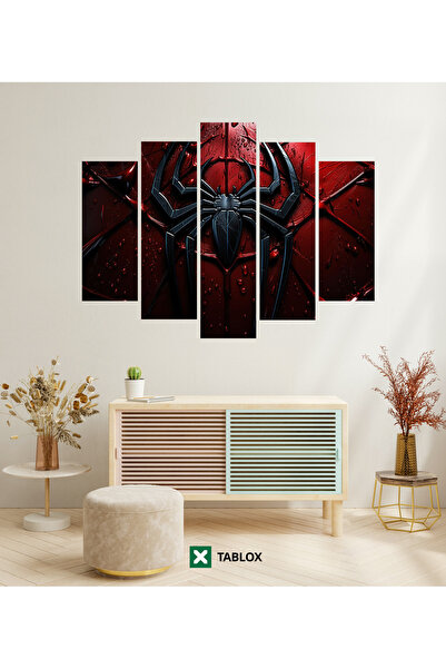 TABLOX 5 Parça Örümcek Adam Marvel Süper Kahraman Aksiyon Sinema Çizgi Roman ...