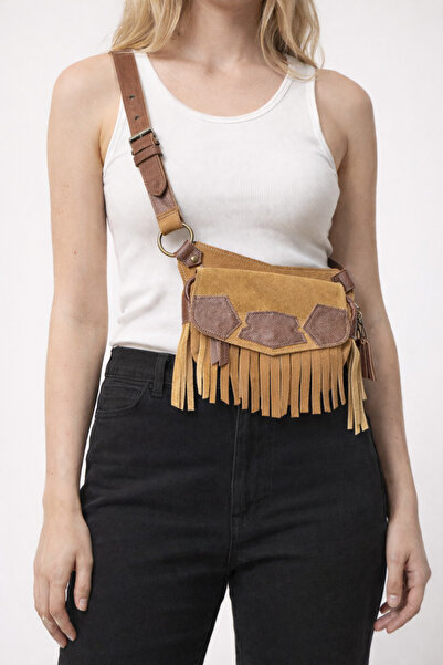 AGA Unisex Bohem Tarzı püsküllü Çanta