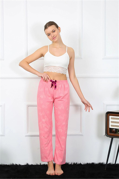 mtm My The Mall Women's Cotton Bottom Pajamas Pink