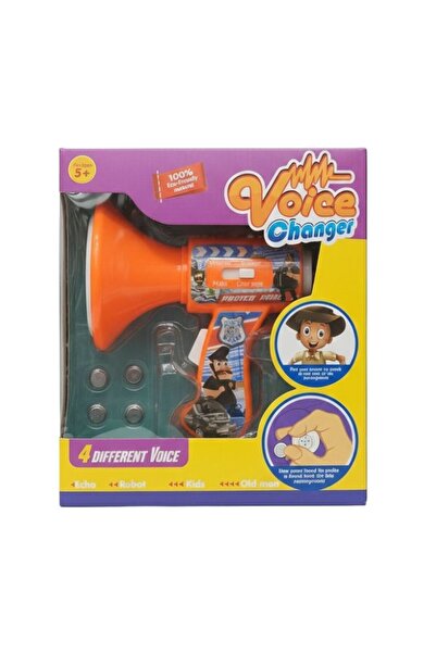 Premium Kids Voice Changer Toy Gun with 4 Sound Effects Battery Operated