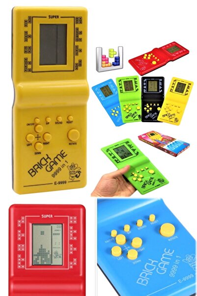 Munico Klasik Tetris Oyun Makinesi Retro Lcd Ekran Elektronik Oyun Oyuncak No...