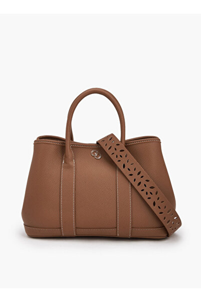 Celeste Laser Cut Tote Bag with Detachable Strap