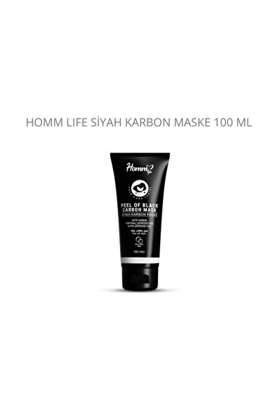 hommbitkisel Siyah karbon maske