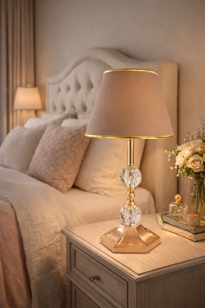 571 Store H Series Hexagonal Leg Table Lamp Shade Metal Leg Fabric Head Decor...