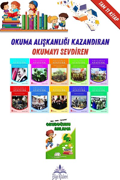 Ata Yayıncılık 4. Sınıf Okuma Alışkanlığı Kazandıran Okumayı Sevdiren Tam 11 ...
