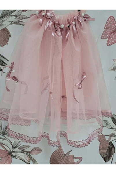 OBSIDION BIRTHDAY decoration - tulle - bows - powder pink