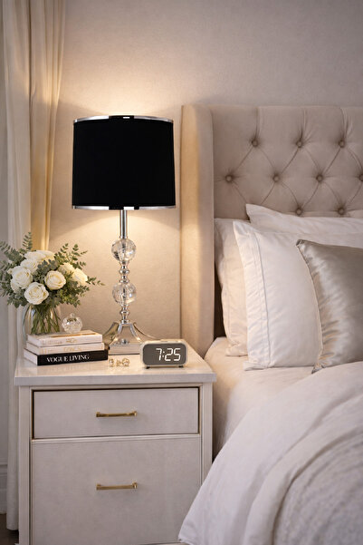 571 Store H Series Hexagonal Leg Table Lamp Shade Metal Leg Fabric Head Decor...