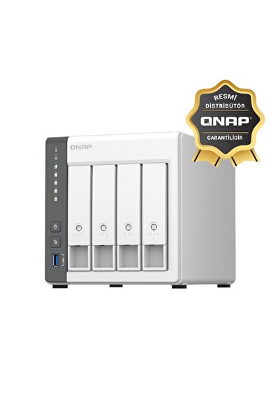 Universal QNAP TS-433 - برج NAS ذو ذاكرة وصول عشوائي سعتها 4 جيجابايت مع 4 فت...