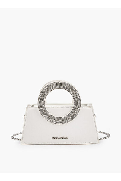 Flora Bella by Shoexpress Stone Embellished Crossbody Bag with Chain Strap